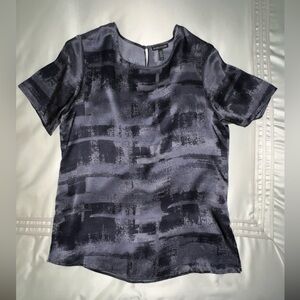 Eileen Fisher Silk Charmeuse Top Size M